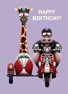 folio happy birthday from hippo and giraffe